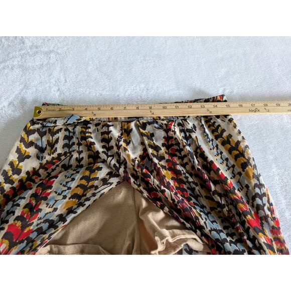 Mimi Chic Skirt Womens Size Medium Built in Shorts Bohemian Multicolor Sheer - Picture 4 of 11